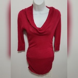 Charlotte Russe pink maternity sweater